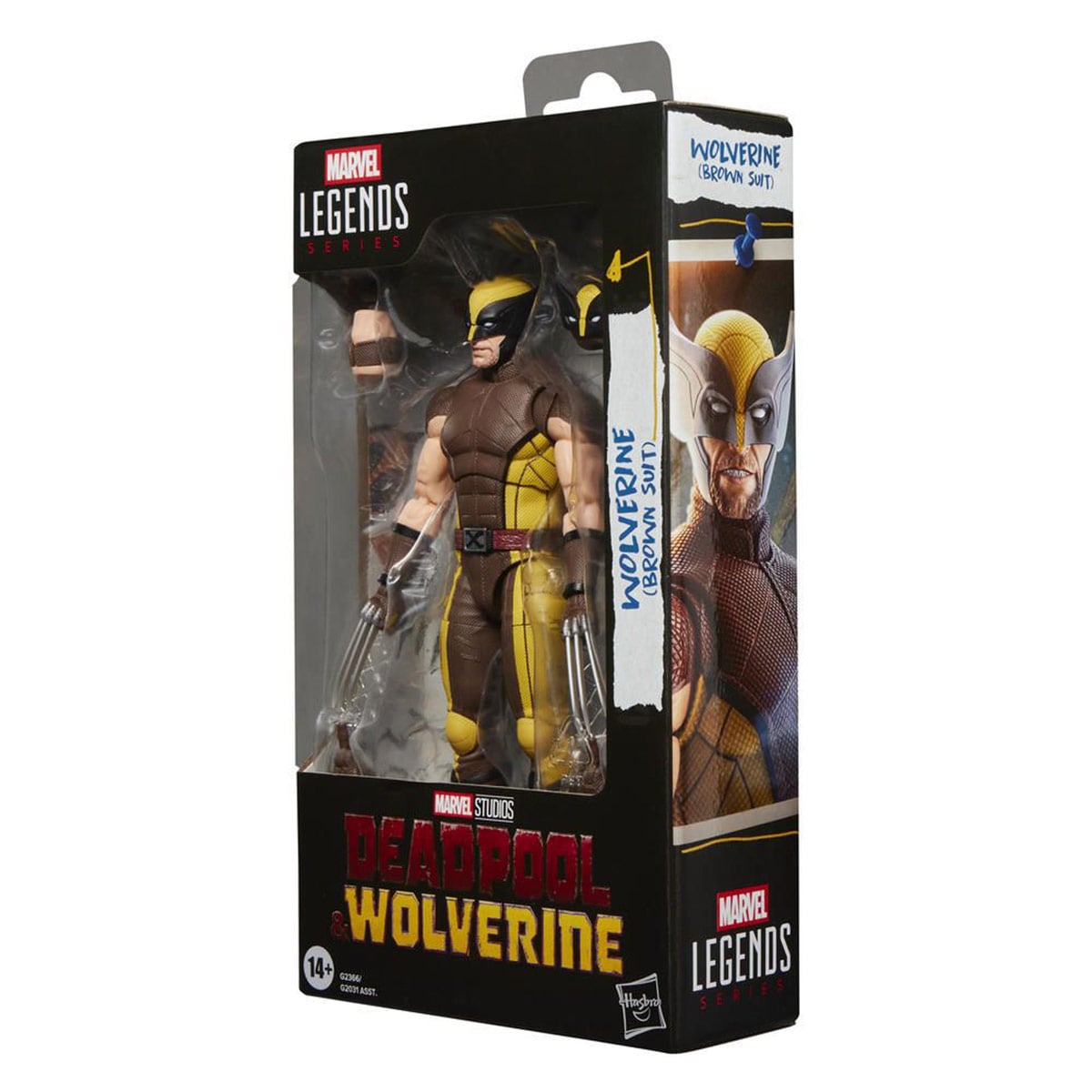 FIGURA DE ACCIÓN MARVEL LEGENDS TRAJE MARRÓN WOLVERINE - 11