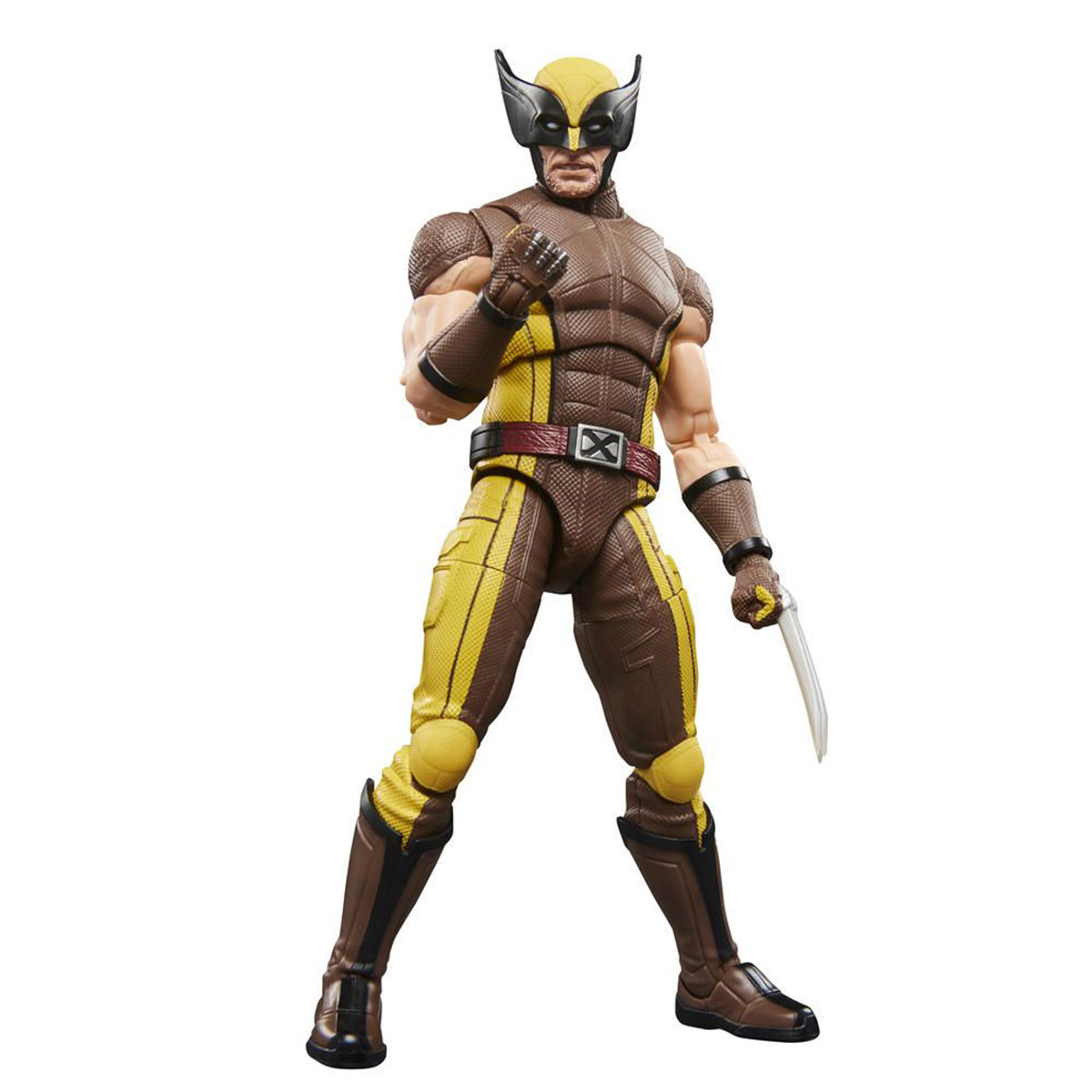 FIGURA DE ACCIÓN MARVEL LEGENDS TRAJE MARRÓN WOLVERINE - 3