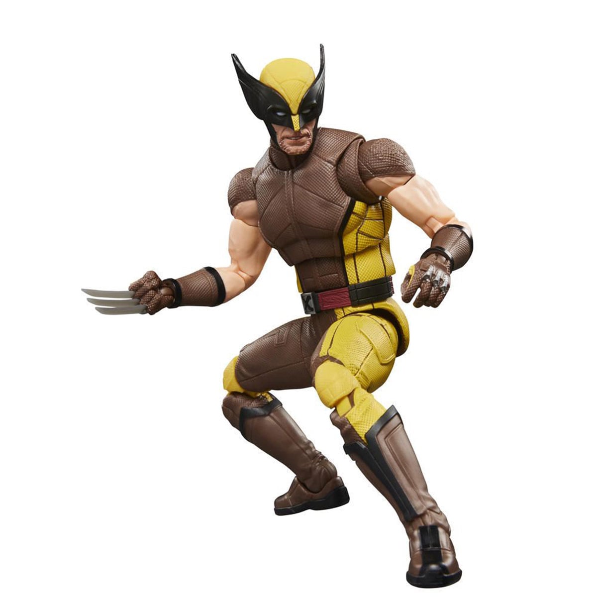 FIGURA DE ACCIÓN MARVEL LEGENDS TRAJE MARRÓN WOLVERINE - 6
