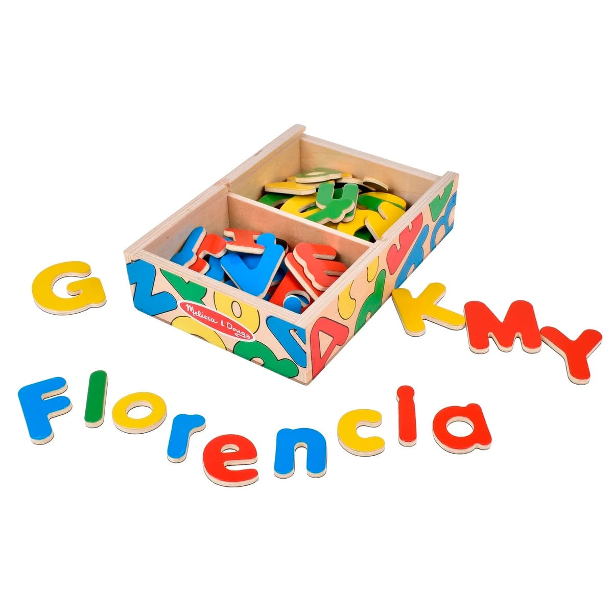 JUGUETE DIDÁCTICO MELISSA & DOUG ALFABETO MAGNETICO DE MADERA - 1