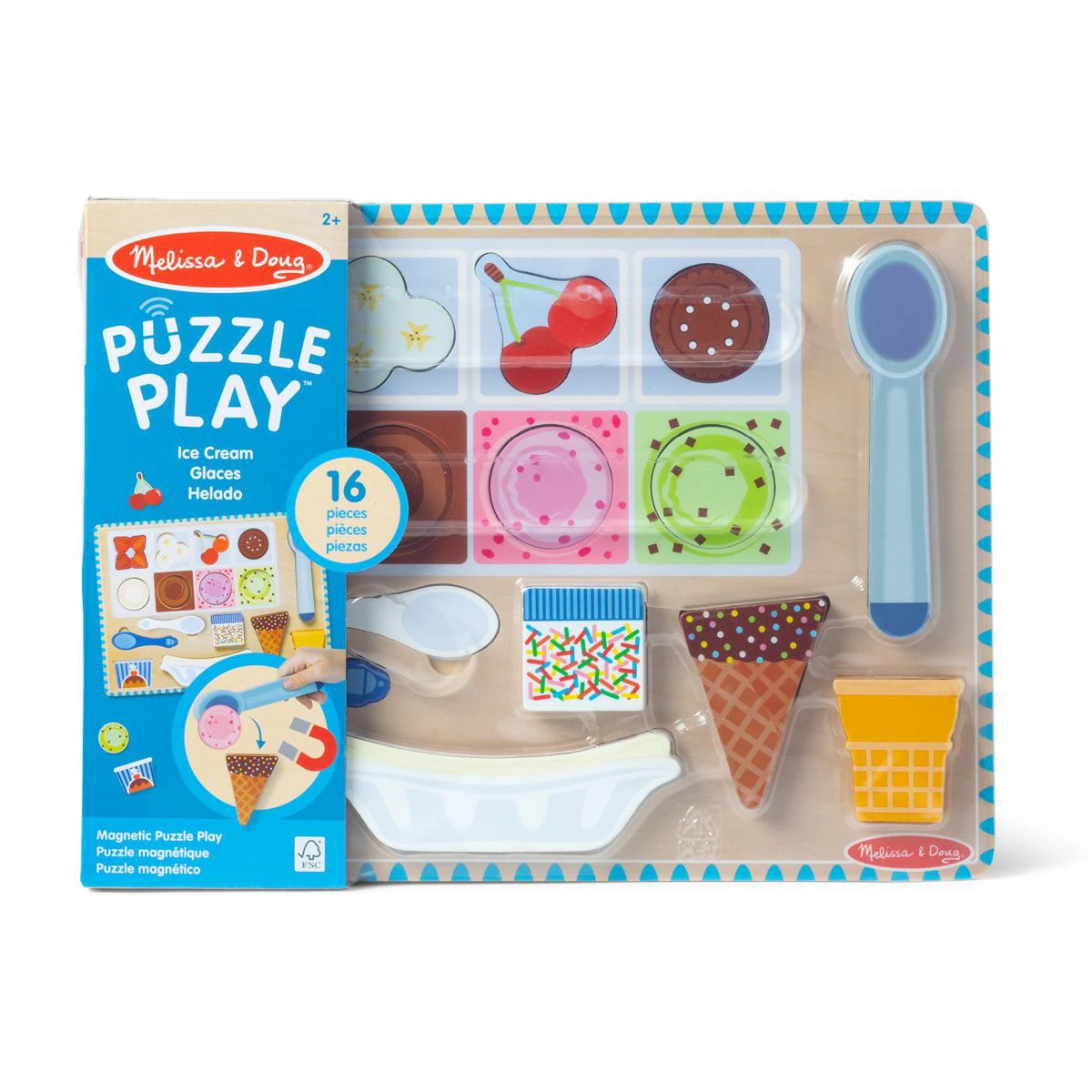 JUEGO DE MESA MELISSA & DOUG SET MAGNETICO CREACION DE HELADOS - 1
