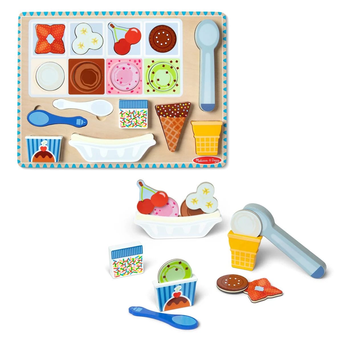 JUEGO DE MESA MELISSA & DOUG SET MAGNETICO CREACION DE HELADOS - 3