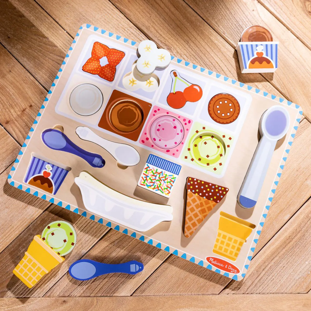 JUEGO DE MESA MELISSA & DOUG SET MAGNETICO CREACION DE HELADOS - 6