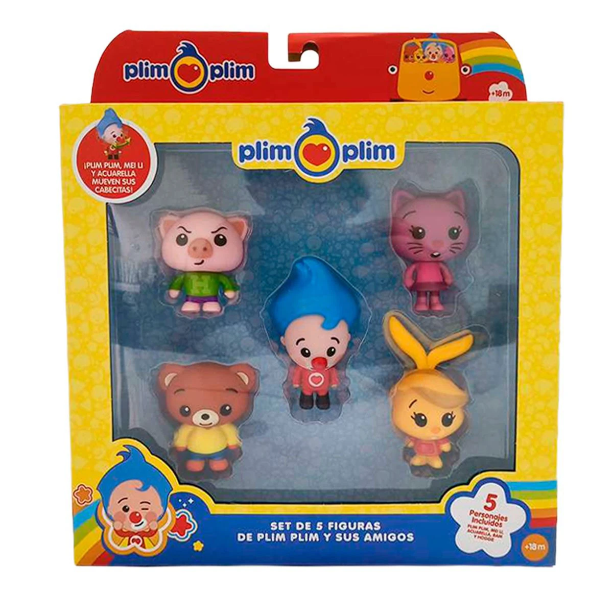 SET 5 FIGURAS PLIM PLIM - 1