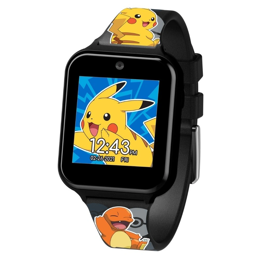 RELOJ INTERACTIVO POKEMÓN CORREA NEGRA - 1