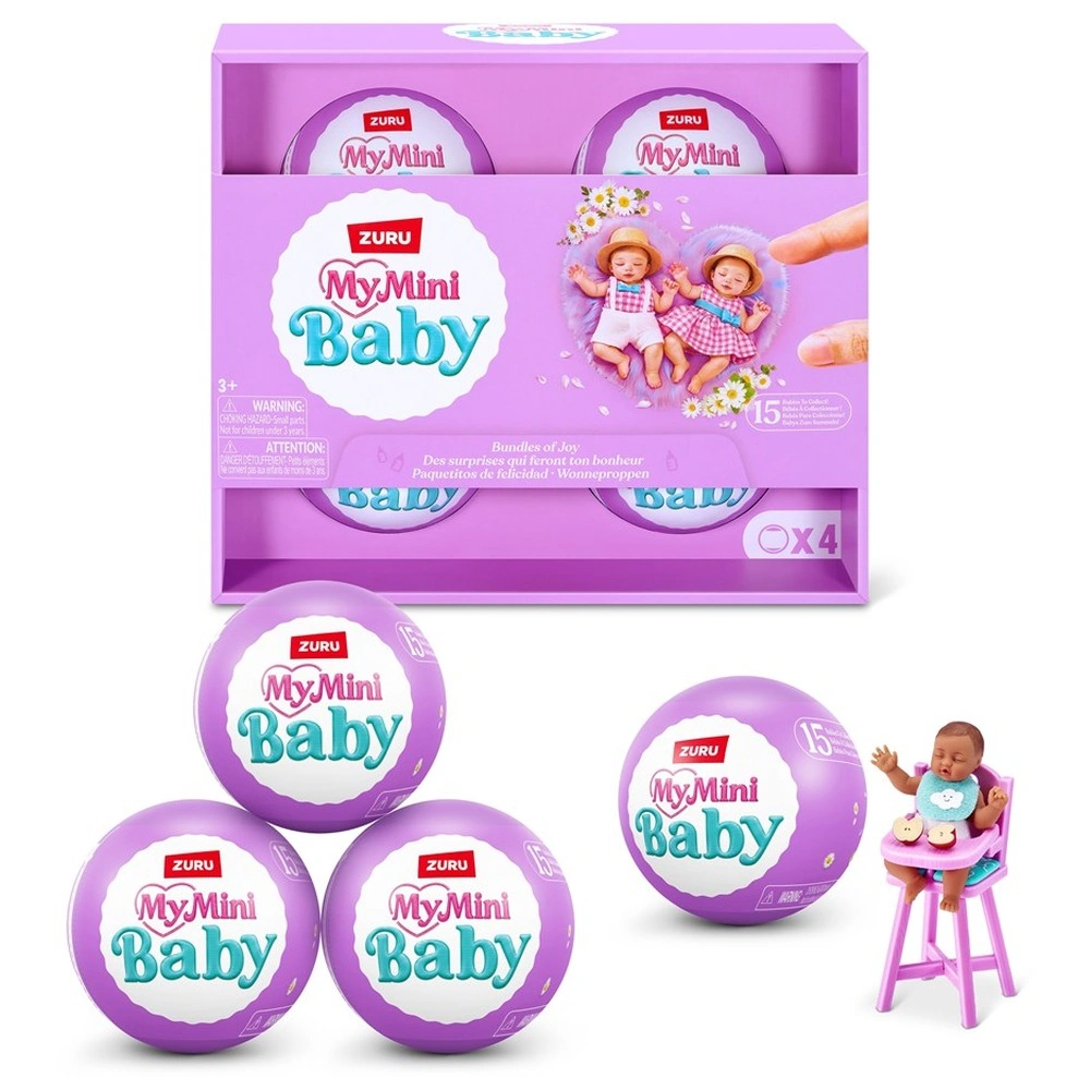 PACK X4 MY MINI BABY CÁPSULAS SORPRESA - 1