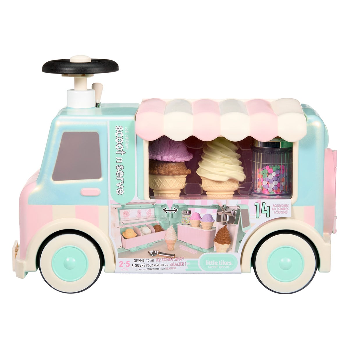 ANDADOR LITTLE TIKES SWEET SPACE ICE CREAM SCOOT N SERVE  - 1