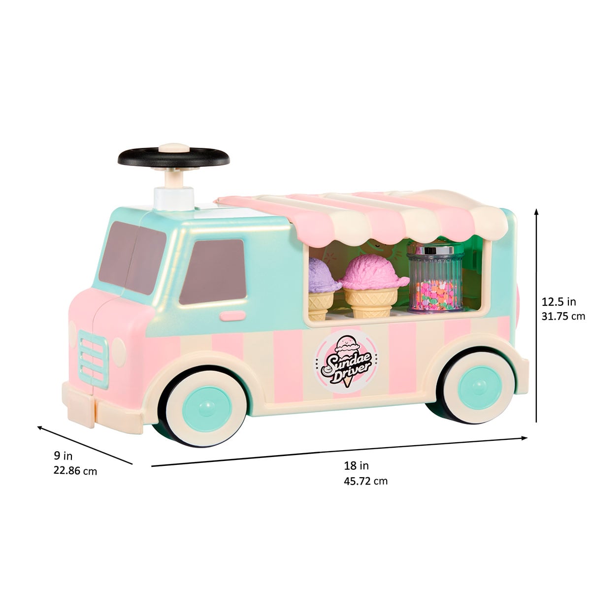 ANDADOR LITTLE TIKES SWEET SPACE ICE CREAM SCOOT N SERVE  - 7