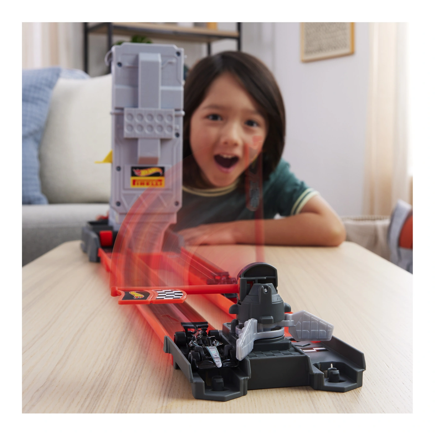 PISTA DE JUGUETE HOT WHEELS RACING CARRERAS DESAFÍO SALIDAS - 2
