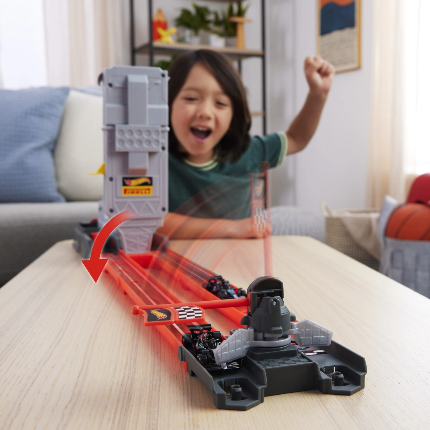 PISTA DE JUGUETE HOT WHEELS RACING CARRERAS DESAFÍO SALIDAS - 12