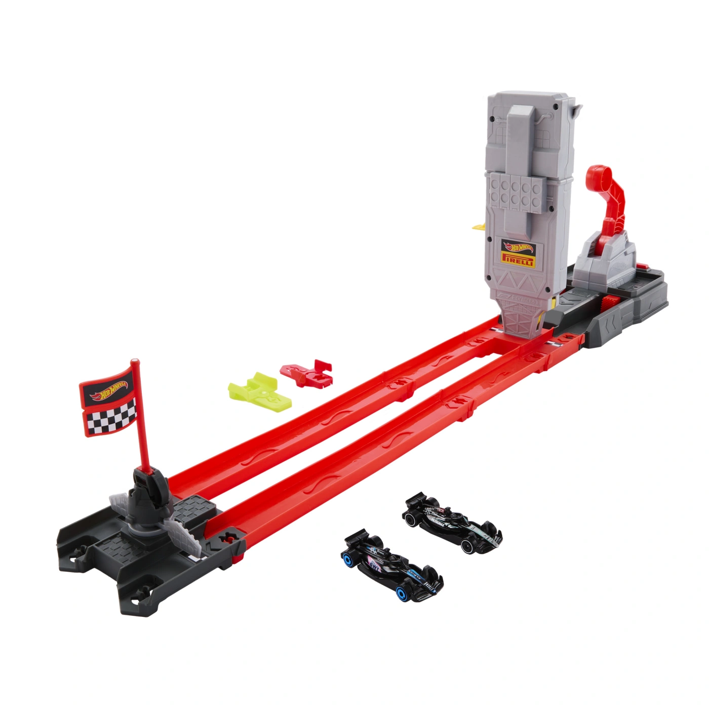 PISTA DE JUGUETE HOT WHEELS RACING CARRERAS DESAFÍO SALIDAS - 9