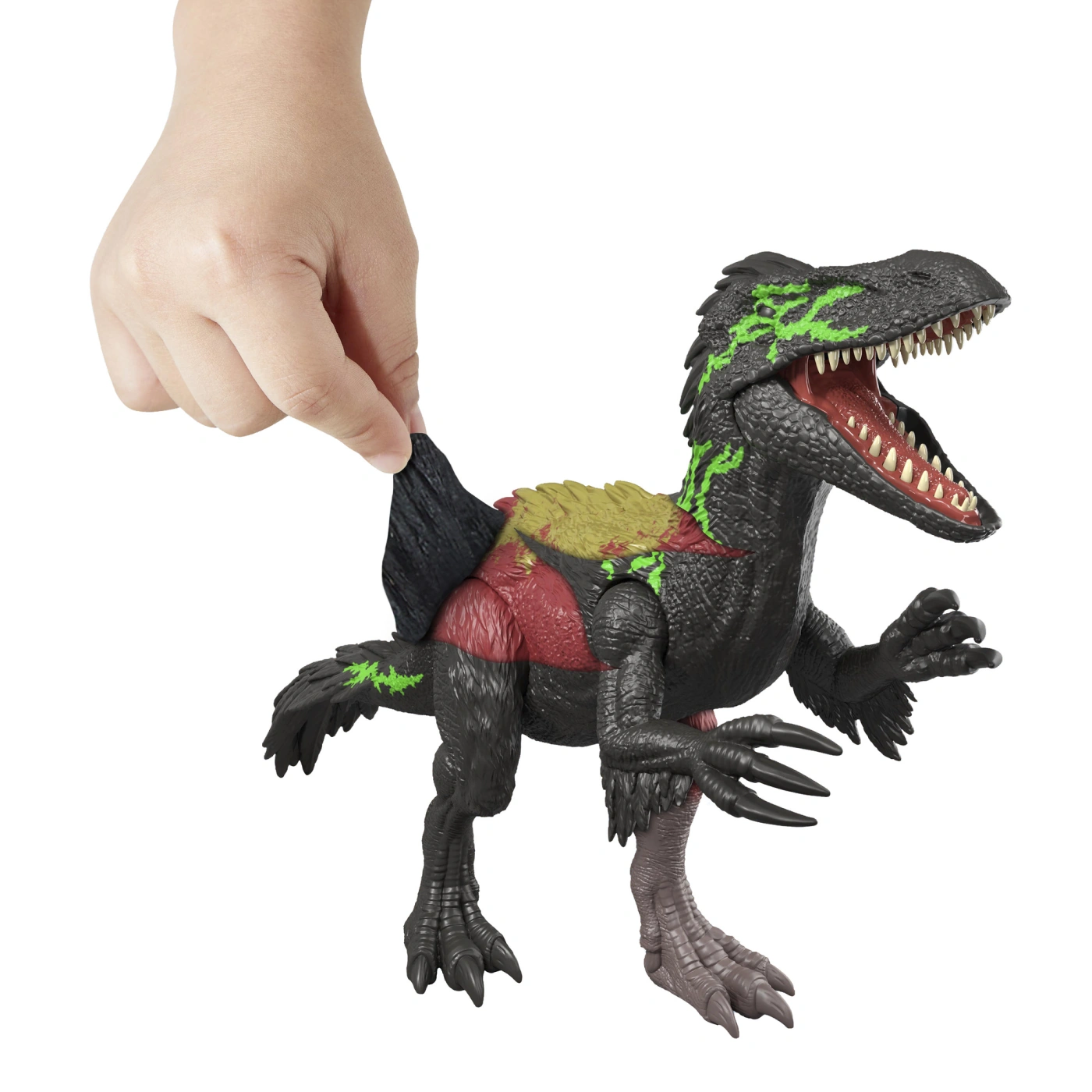 FIGURA DE ACCIÓN JURASSIC WORLD DINO REVEAL DINOSAURIO ESCALA GRANDE - 2