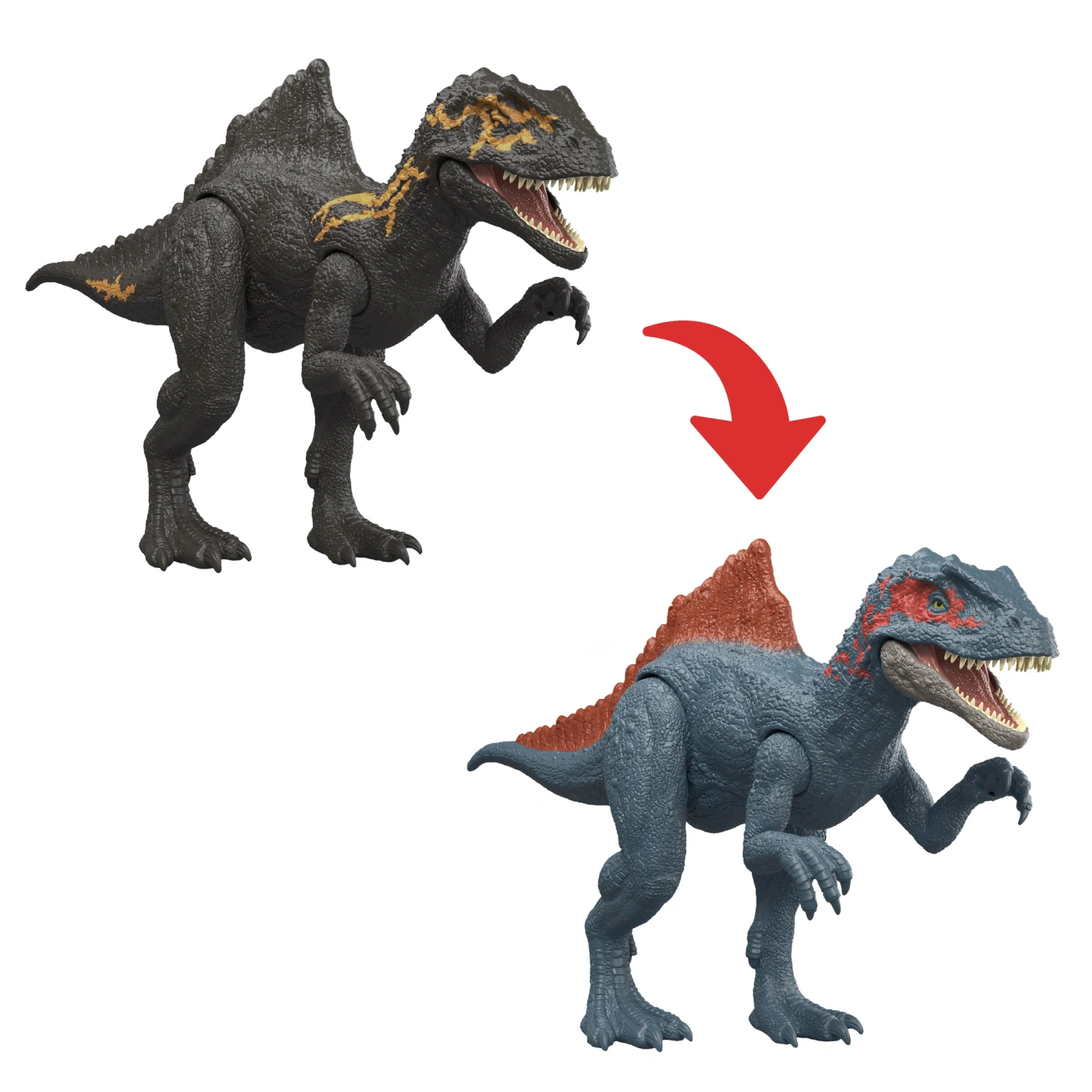 FIGURA DE ACCIÓN JURASSIC WORLD DINO REVEAL DINOSAURIO ESCALA GRANDE - 5