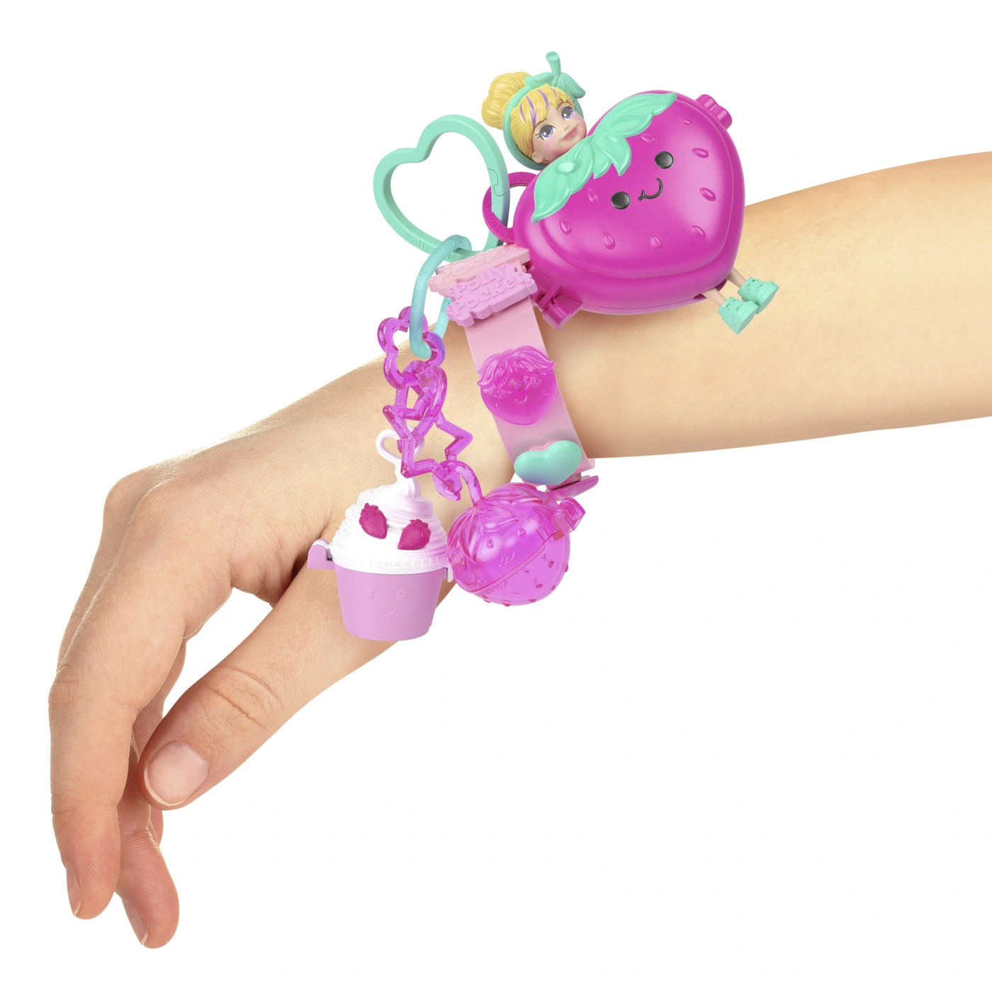 SET PULSERAS POLLY POCKET CON CHARMS - 1