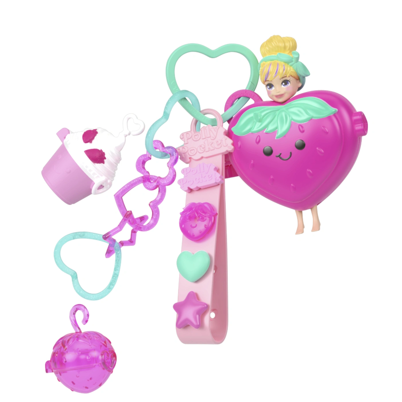 SET PULSERAS POLLY POCKET CON CHARMS - 4