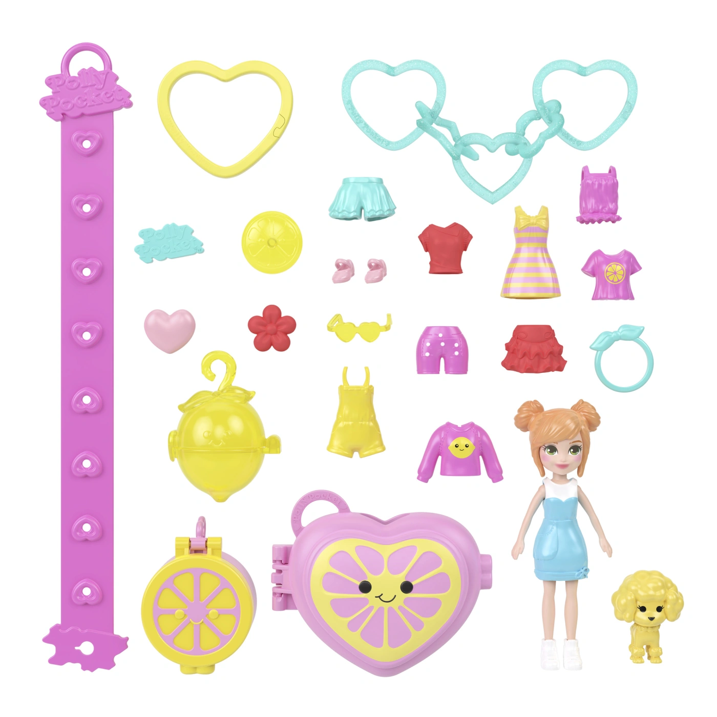 SET PULSERAS POLLY POCKET CON CHARMS - 9