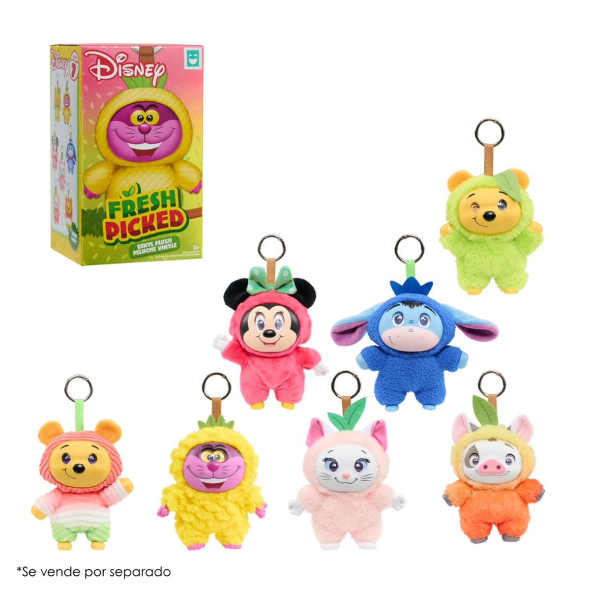 LLAVERO DISNEY FRESH PICKED VINYL PLUSH - CAJA A CIEGAS MODELO ALEATORIO - 1