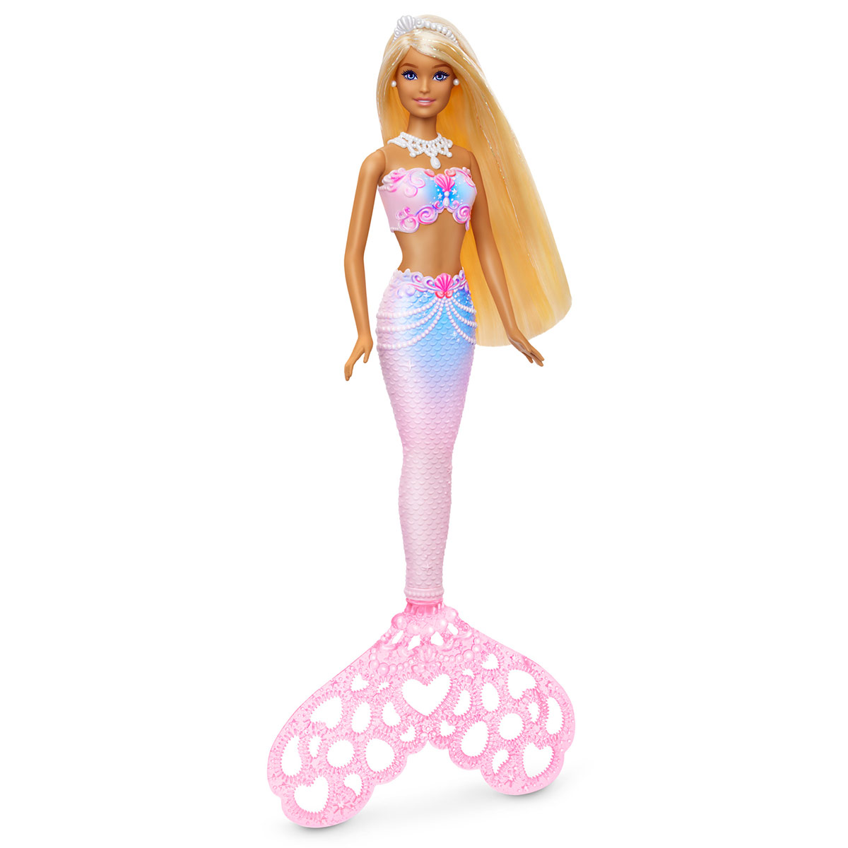 MUÑECA BARBIE SIRENA CON BURBUJAS FANTASÍA - 7
