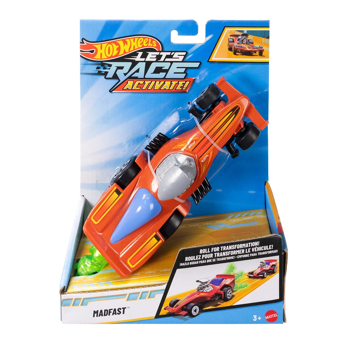 AUTO DE JUGUETE HOT WHEELS AUTO LET'S RACE - MODELO ALEATORIO - 2