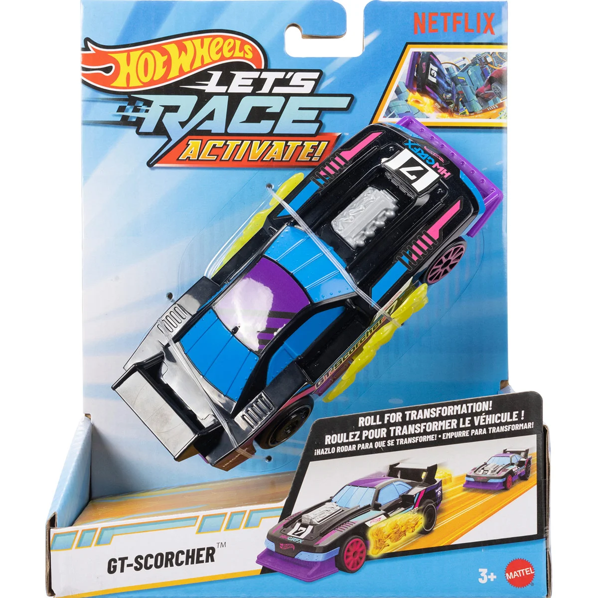 AUTO DE JUGUETE HOT WHEELS AUTO LET'S RACE - MODELO ALEATORIO - 4