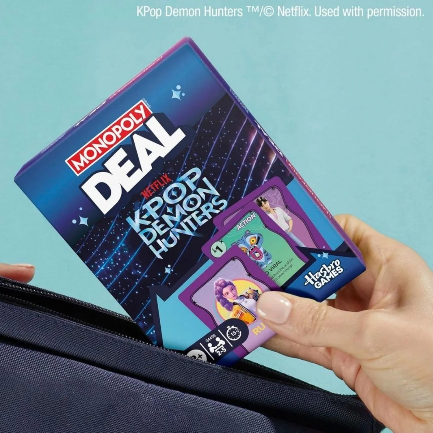 JUEGO DE CARTAS MONOPOLIO DEALS K-POP DEMON HUNTER G4498 - 7