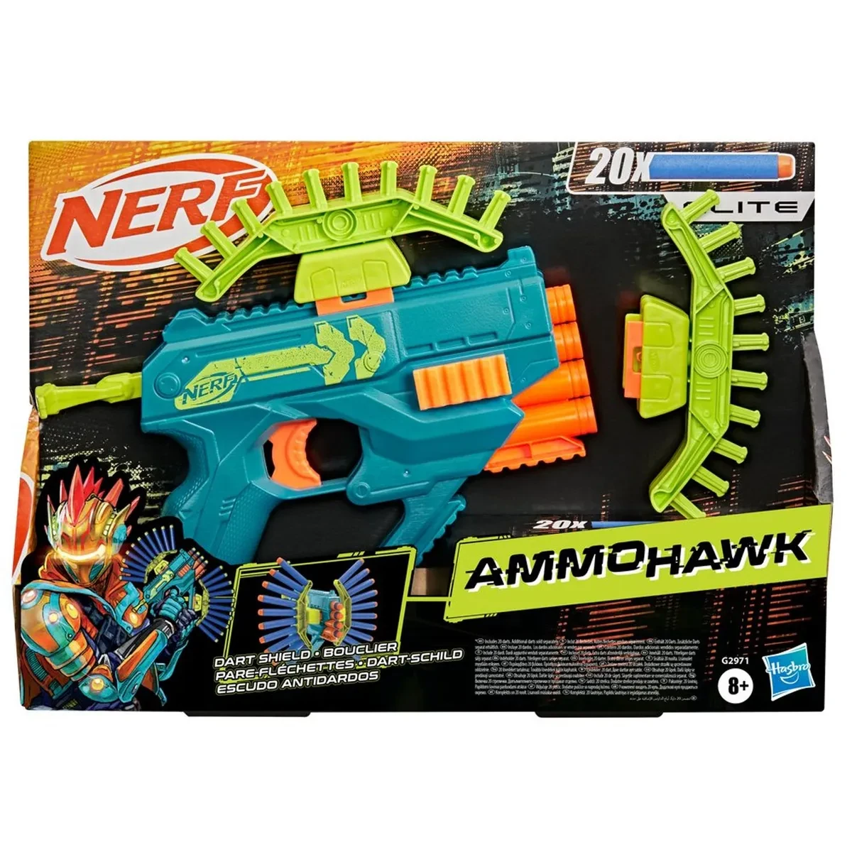 LANZADOR REBEL OPS AMMOHAWK NERF G2971 - 3
