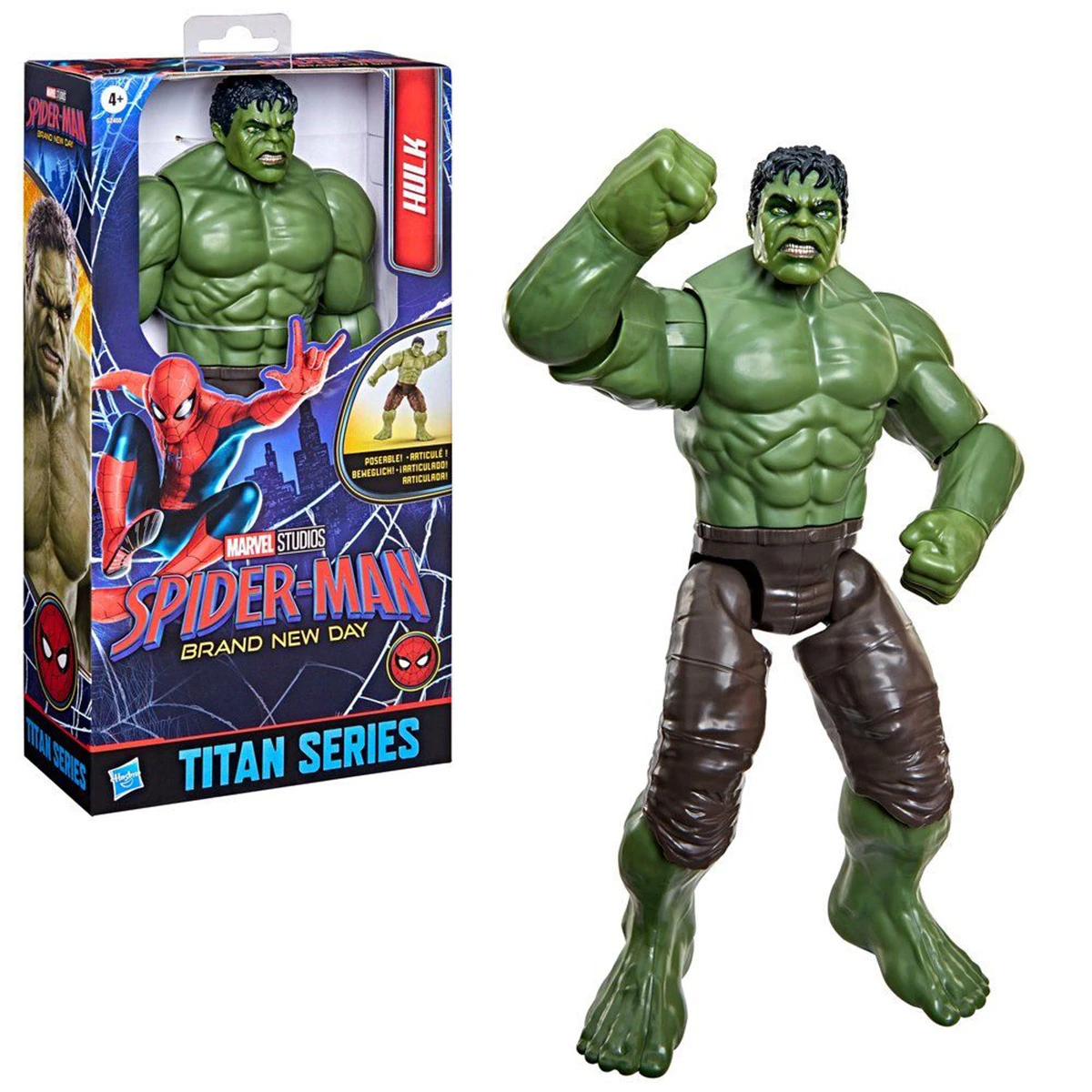 FIGURA DE ACCIÓN SPIDERMAN BRAND NEW DAY TITAN SERIES HULK - 1