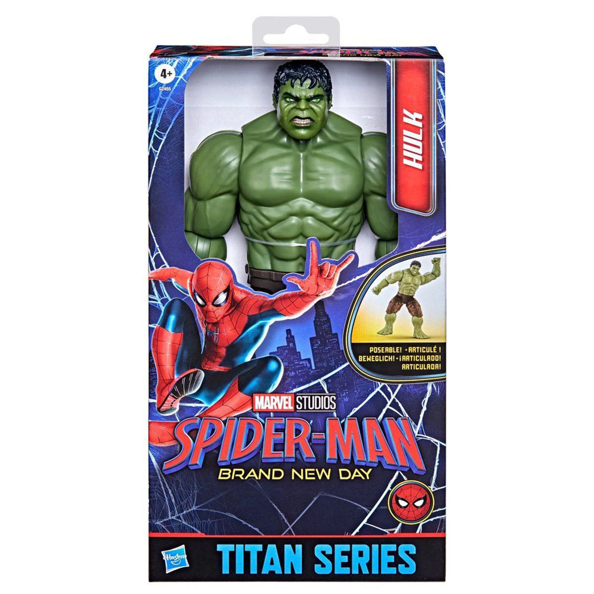 FIGURA DE ACCIÓN SPIDERMAN BRAND NEW DAY TITAN SERIES HULK - 14