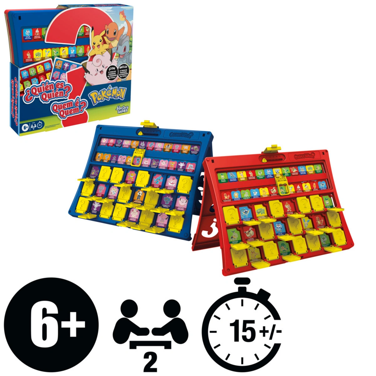 JUEGO DE MESA HASBRO GAMES ADIVINA QUIÉN POKÉMON - 2