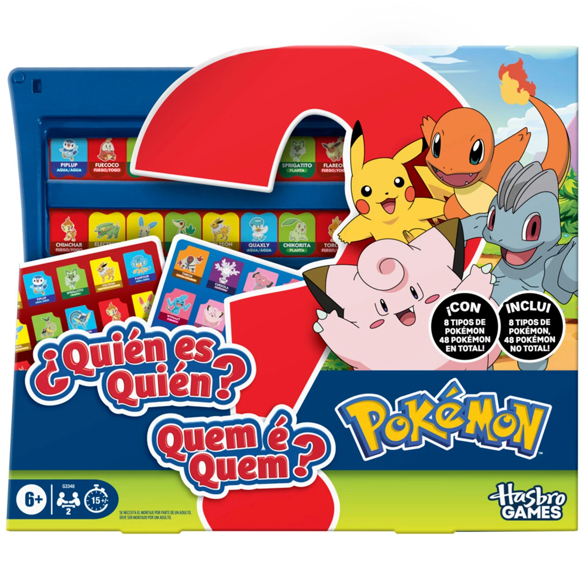 JUEGO DE MESA HASBRO GAMES ADIVINA QUIÉN POKÉMON - 3