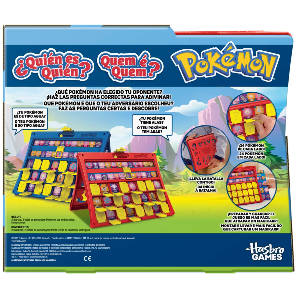 JUEGO DE MESA HASBRO GAMES ADIVINA QUIÉN POKÉMON - 4