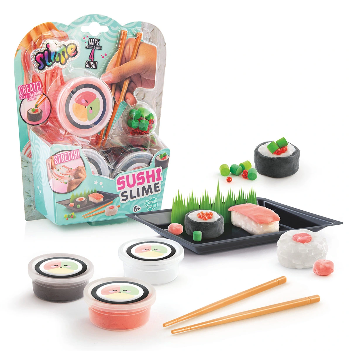 SLIME CANAL TOYS KIT SUSHI - 3