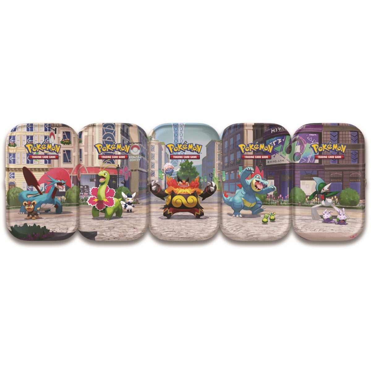 CARTAS COLECCIONABLES POKÉMON TCG LUMIN CITY MINI TIN INGLÉS - 1