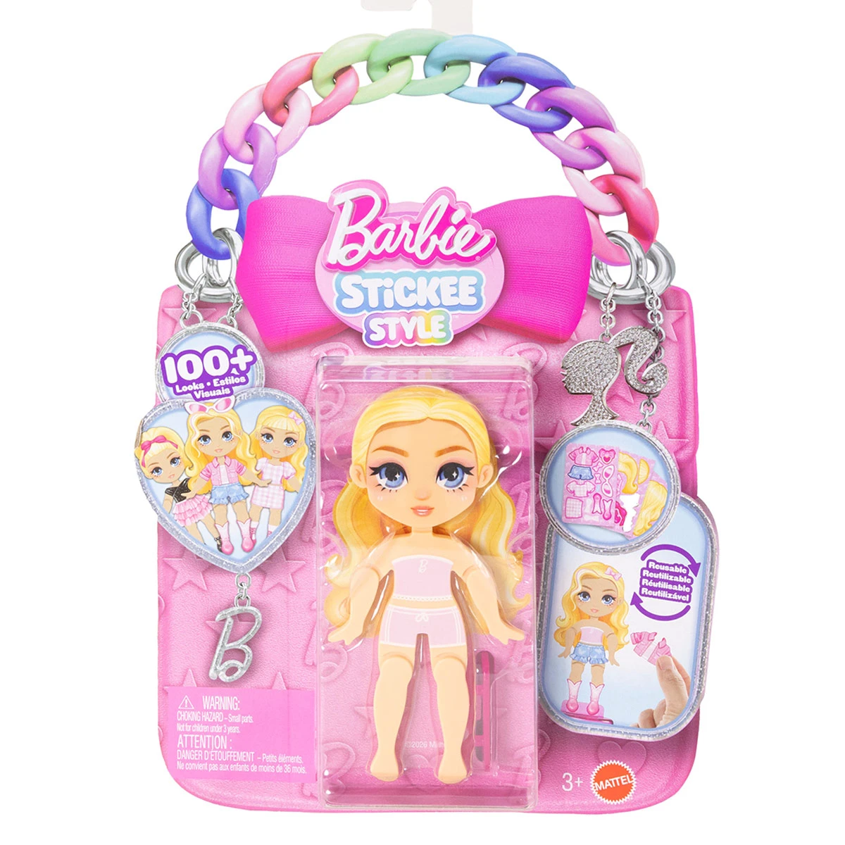 MUÑECA BARBIE STICKEEZ SORPRESA - MODELO ALEATORIO - 5