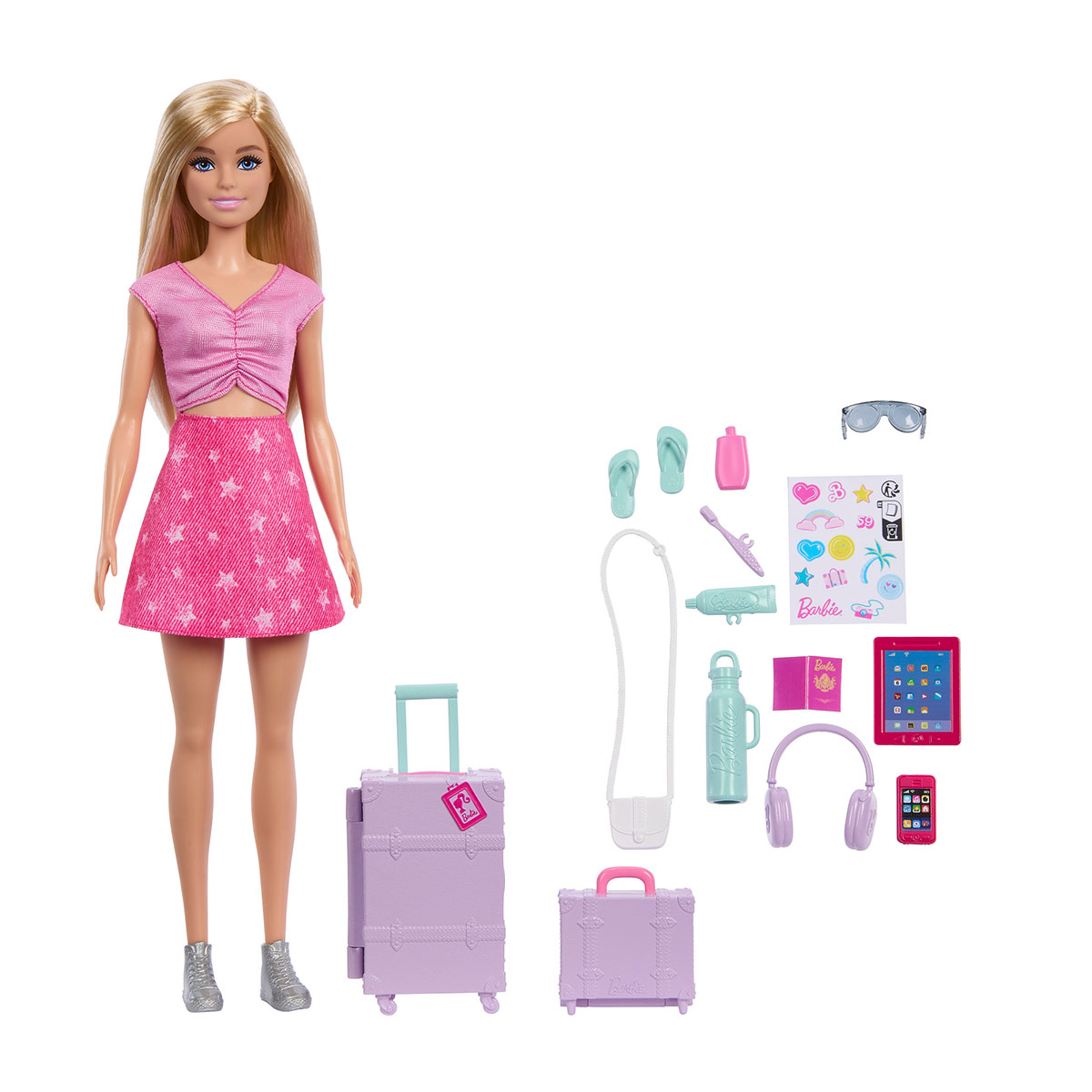 MUÑECA BARBIE MALIBU AVENTURAS DE VIAJE - 4