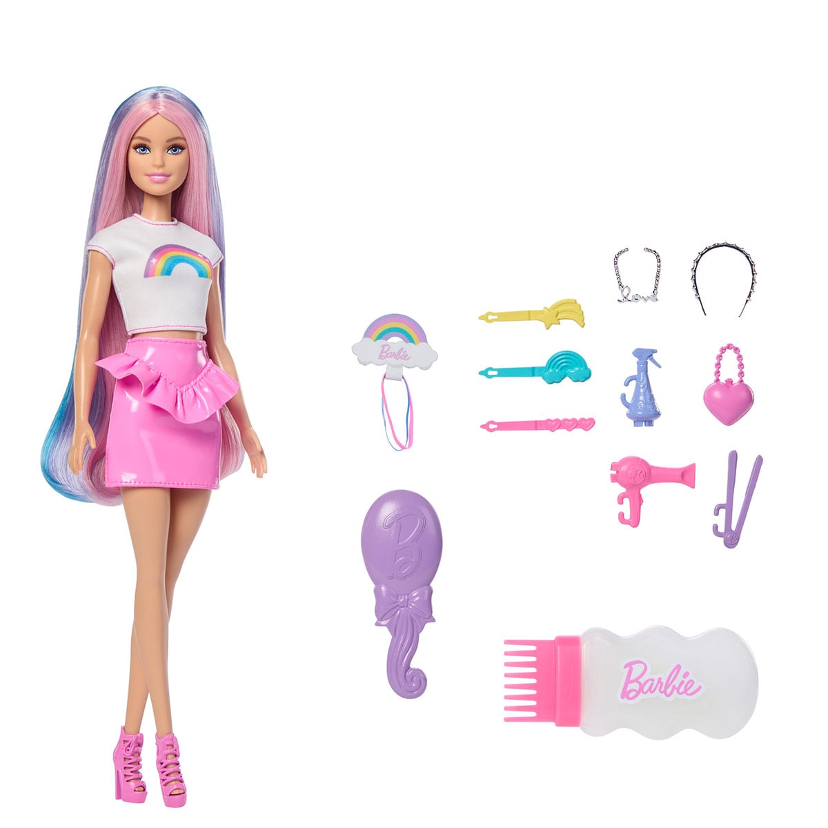 MUÑECA BARBIE PINTA Y DECORA EL CABELLO - 2