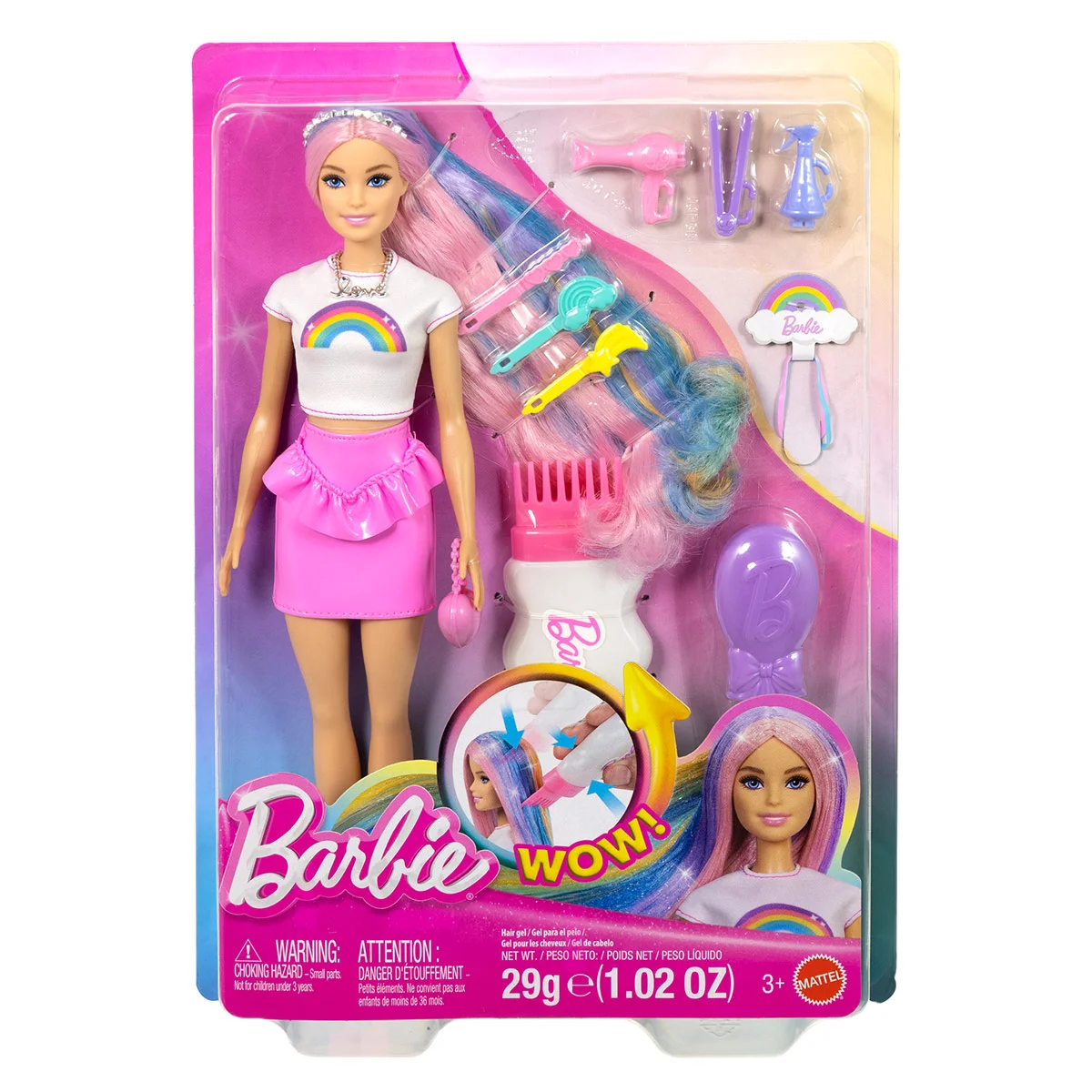MUÑECA BARBIE PINTA Y DECORA EL CABELLO - 3