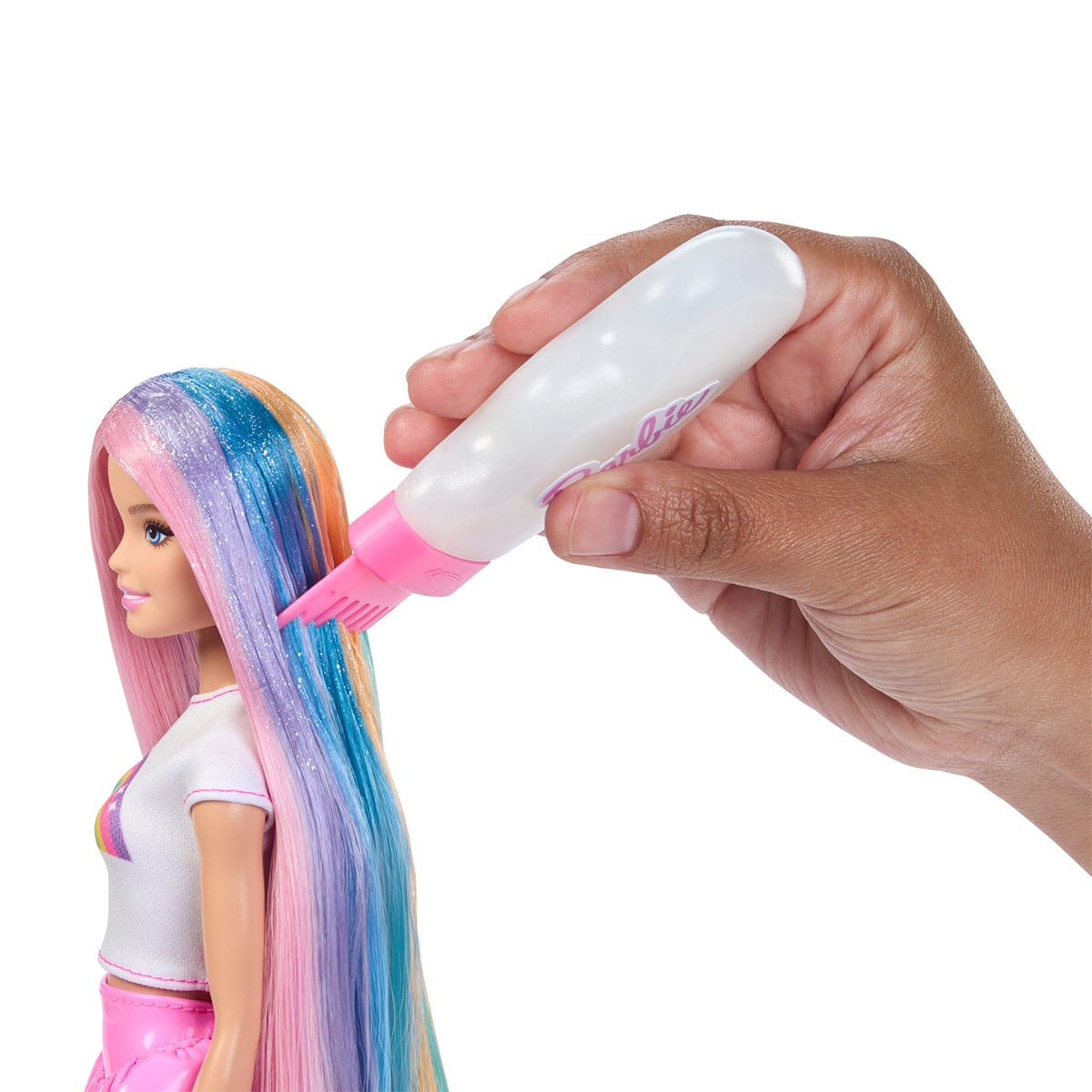 MUÑECA BARBIE PINTA Y DECORA EL CABELLO - 7