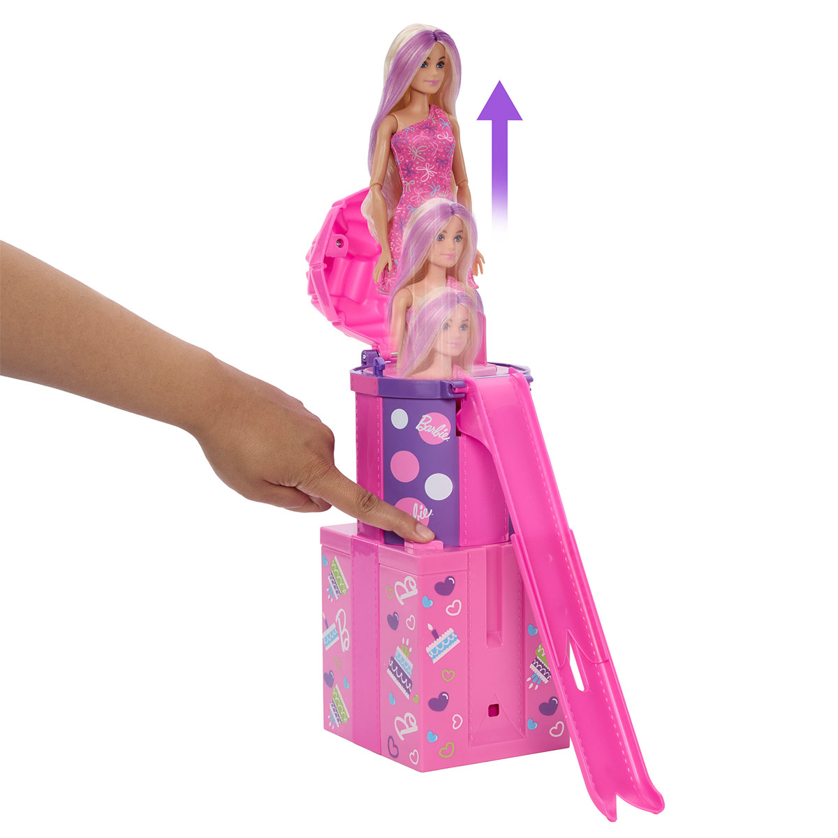 MUÑECA BARBIE PARTY UNBOXED RESBALADILLA - 7