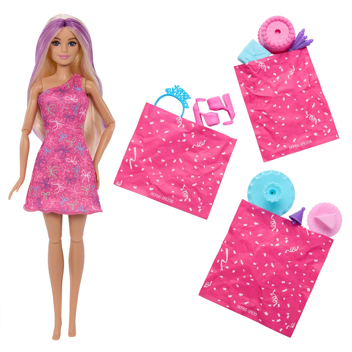 MUÑECA BARBIE PARTY UNBOXED RESBALADILLA - 8
