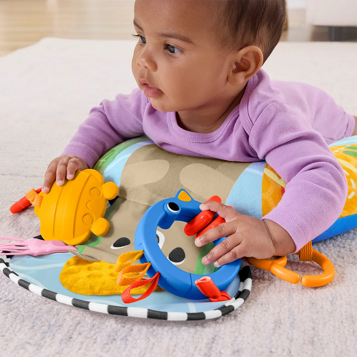 JUGUETE DIDÁCTICO FISHER-PRICE COJÍN COLORIDO DE ACTIVIDADES  - 4