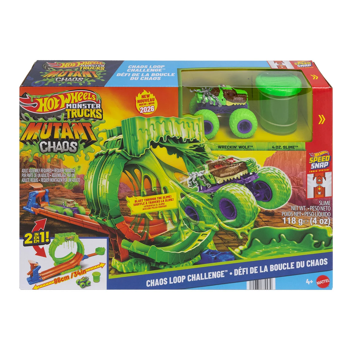 SET DE JUEGO HOT WHEELS MUTANT CHAOS SLIME - 2