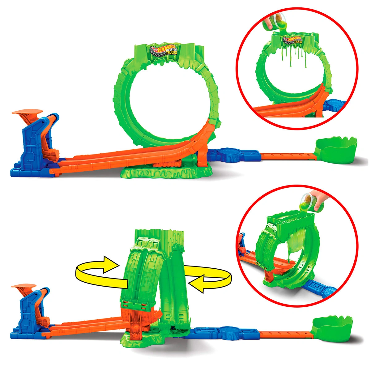 SET DE JUEGO HOT WHEELS MUTANT CHAOS SLIME - 14
