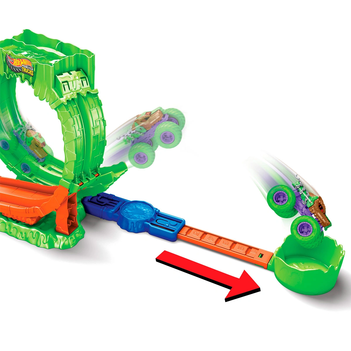 SET DE JUEGO HOT WHEELS MUTANT CHAOS SLIME - 15