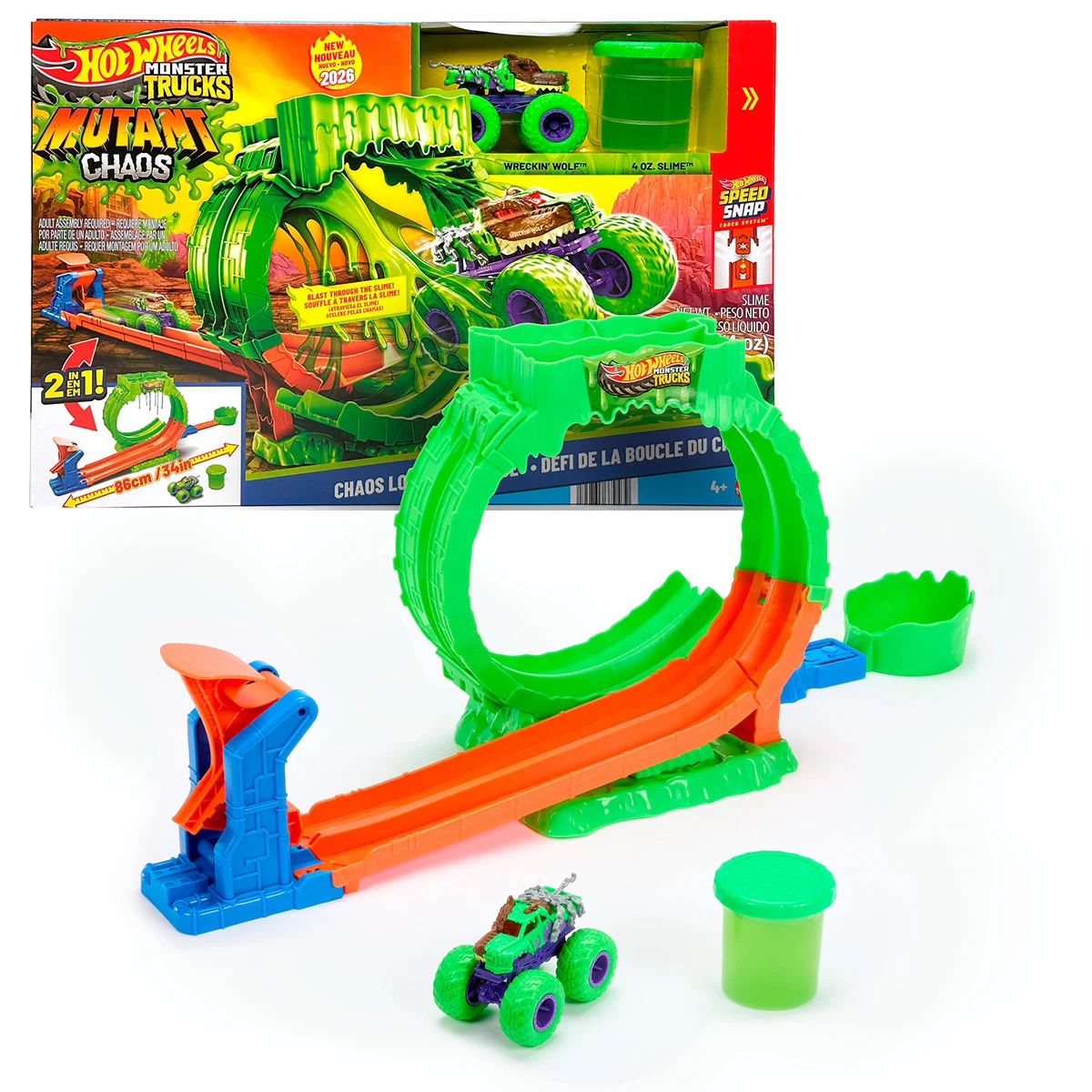 SET DE JUEGO HOT WHEELS MUTANT CHAOS SLIME - 4