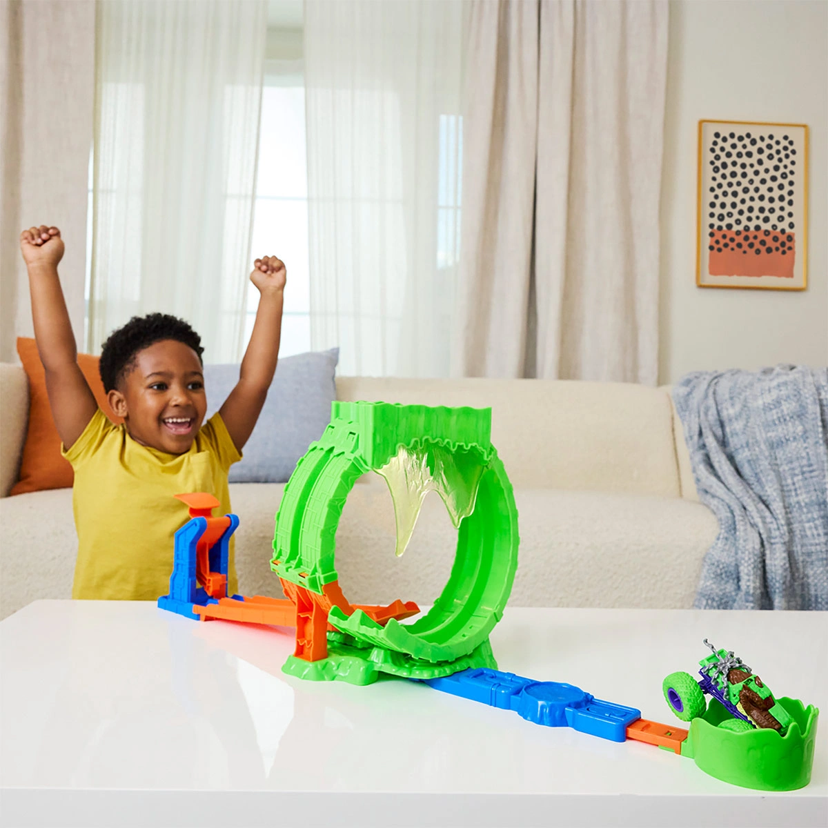 SET DE JUEGO HOT WHEELS MUTANT CHAOS SLIME - 10