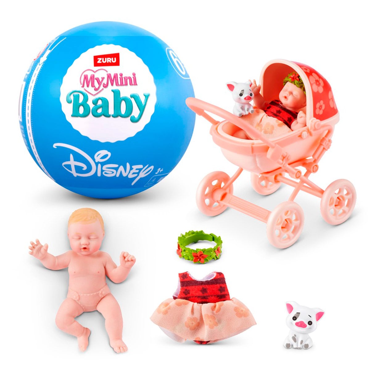 FIGURA COLECCIONABLE DISNEY MY MINI BABY CAPSULA SORPRESA MINI BEBE - 1