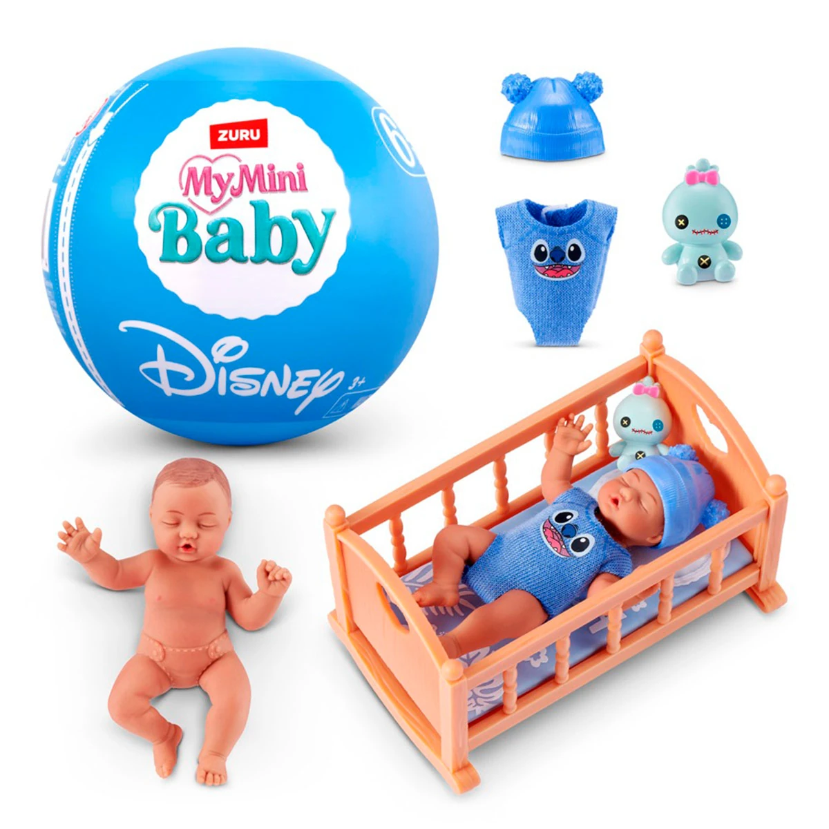 FIGURA COLECCIONABLE DISNEY MY MINI BABY CAPSULA SORPRESA MINI BEBE - 8