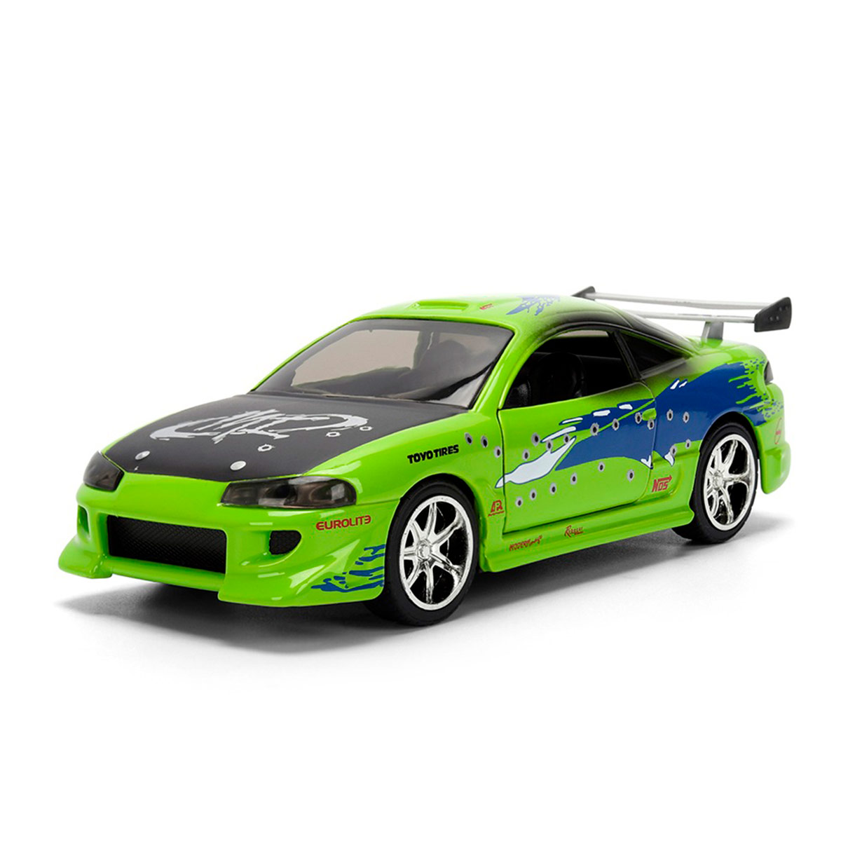 VEHÍCULO DE JUGUETE JADA DIECAST MITSUBISHI ECLIPSE 1995 ESCALA 1:32 RÁPIDOS Y FURIOSOS   - 3