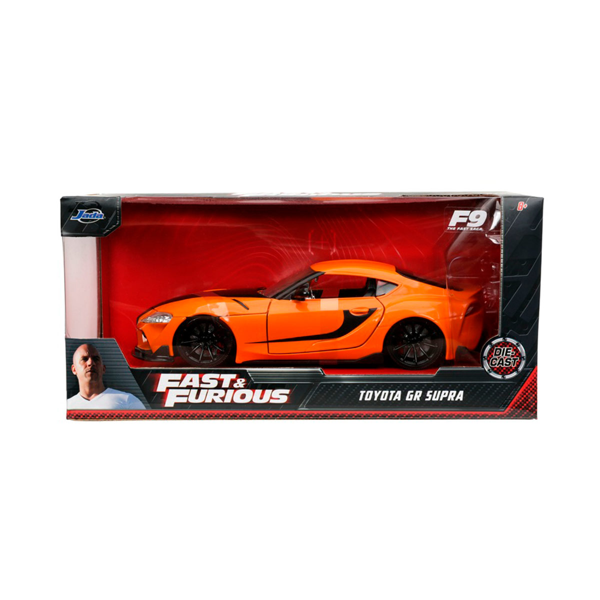 VEHÍCULO DE JUGUETE JADA DIECAST TOYOTA GR SUPRA ESCALA 1:32 RÁPIDOS Y FURIOSOS - 1